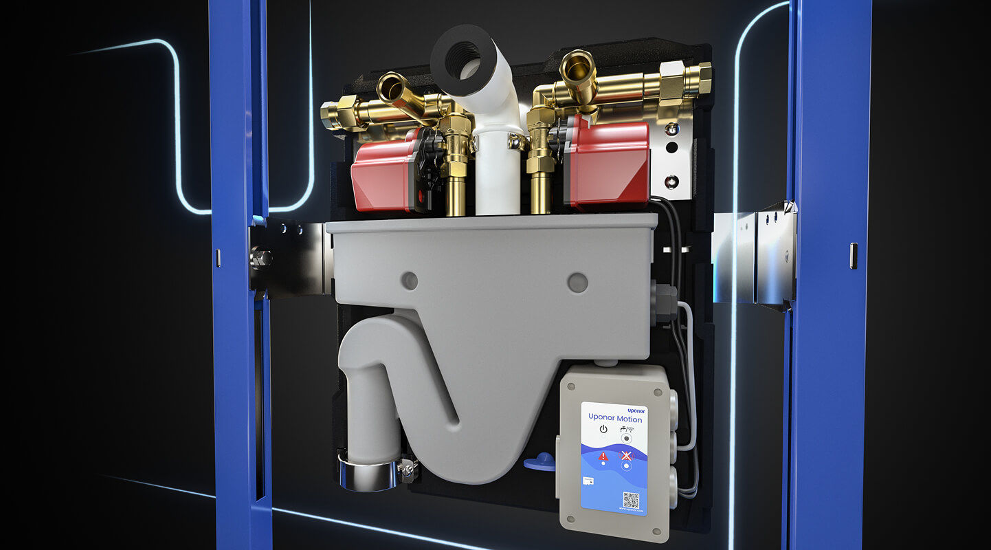 Flushing station for drinking water hygiene Uponor